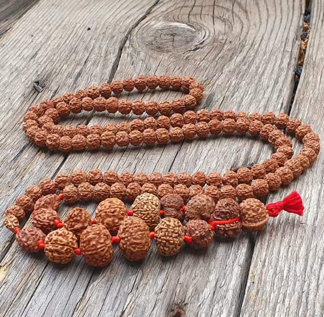 1–14 Mukhi Rudraksha Mala (Indonesia Origin) | Sarva Siddha Mala with Gauri Shankar & Ganesh